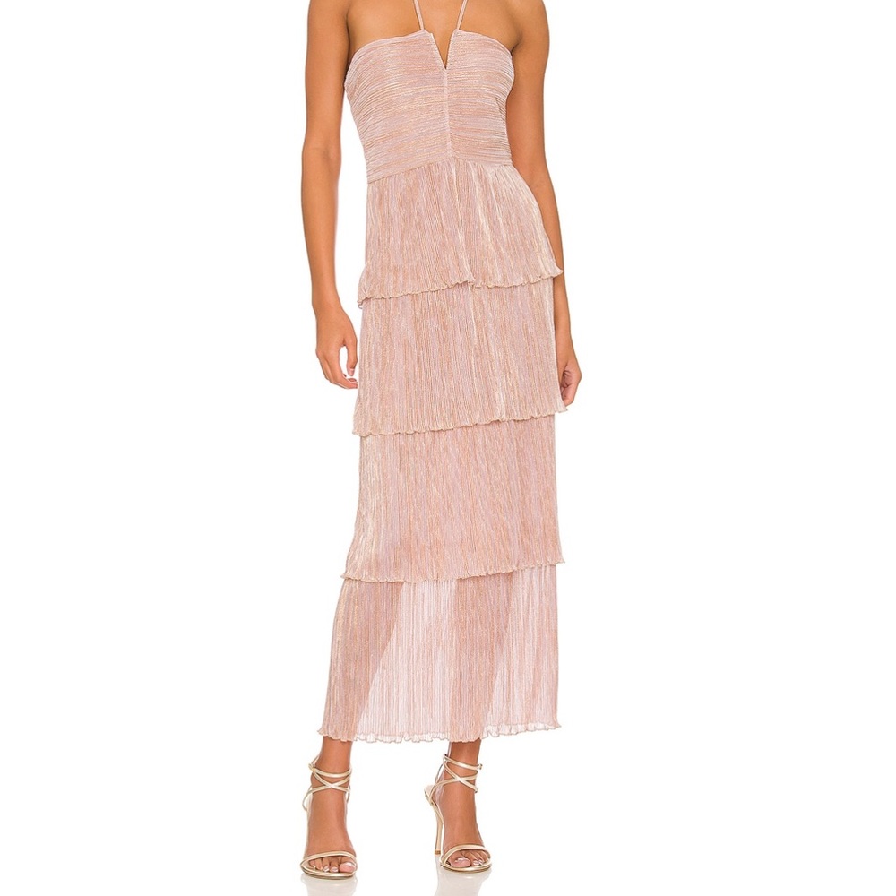 SAYLOR Rhonda MIDI Dress - Blush